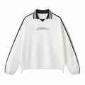 Sweat - shirts oversize col rayé White  5DOLZ